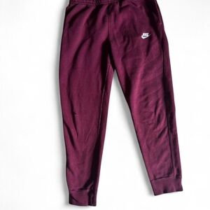 Nike Kids Maroon Joggers